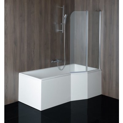 Polysan PALOMA vanová zástěna 900mm, čiré sklo (BS-90) – Zboží Mobilmania