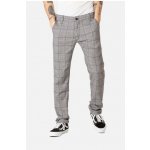 Reell Flex Tapered Chino Check Grey-Black – Zboží Dáma