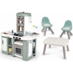 Smoby Set kuchyňka elektronická s bubláním Tefal Studio Kitchen XL Bubble 360° a stůl KidTable se židlemi s UV filtrem – Hledejceny.cz