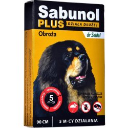 Sabunol Plus Obojek pro psy proti blechám a klíšťatům 90 cm