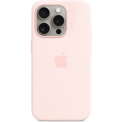 AppleMix Originální Apple iPhone 15 Pro - MagSafe - silikonový - světle melounové