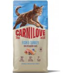 CARNILOVE TRUE FRESH CAT DRY FISH & TURKEY FOR STERILISED ADULT ALL BREEDS 6 kg – Hledejceny.cz
