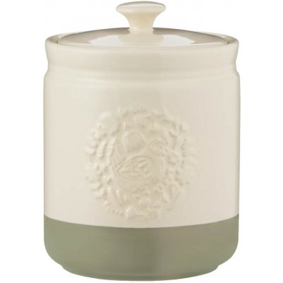 Mason Cash Dóza na potraviny Home To Roost kamenina krémová zelená 1,5 l – Hledejceny.cz