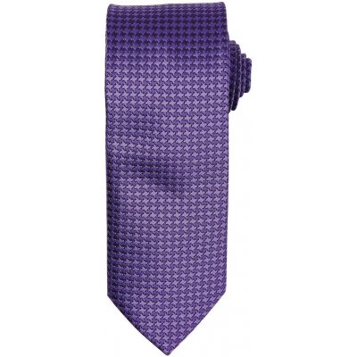 Premier Workwear Kravata s šachovnicovým vzorem fialová – Zboží Mobilmania