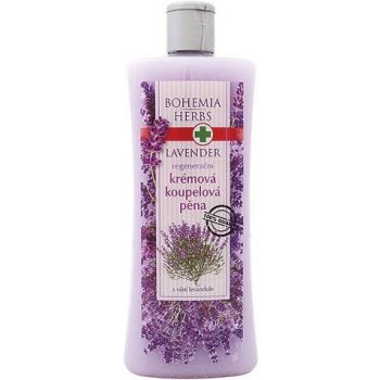 Bohemia Herbs Lavender regenerační krémová pěna do koupele 500 ml