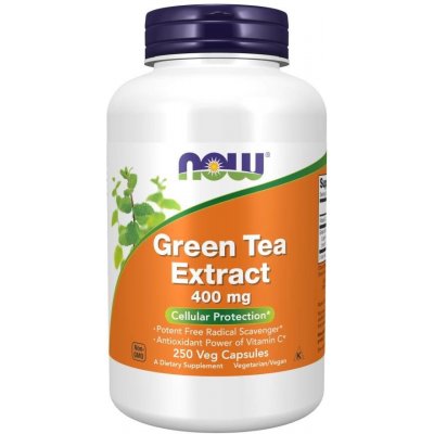 Now Foods Green Tea Extract 400 mg 250 kapslí – Hledejceny.cz