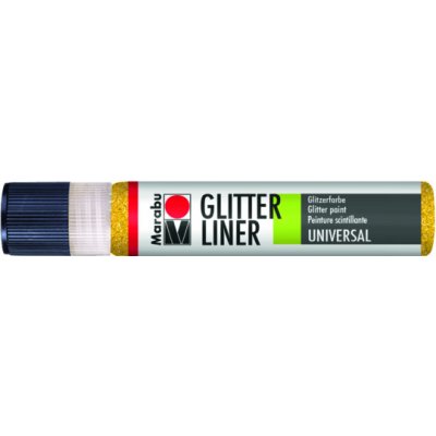 Marabu Glitter liner 25 ml žlutá 519 – Zboží Dáma
