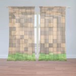 Záclony Blocks 3D: 2 ks - 150x250 cm - Sablio – Hledejceny.cz