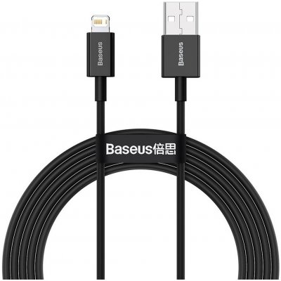 BASEUS kabel USB do Apple Lightning 8kolíkový 2,4A Superior Series Fast Charging CALYS-C01 2 metry black – Zboží Mobilmania