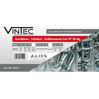 Vintec Karabiny a svorky VT 30 74510V – Hledejceny.cz