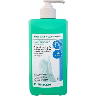 Softa-Man ViscoRub dezinfekce rukou s pumpičkou 500 ml – Sleviste.cz