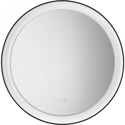Nova Luce Černé závěsné zrcadlo s LED osvětlením Ural 60 cm – Hledejceny.cz