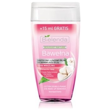 Bielenda Cotton dvoufázový odličovač pro citlivé oči 125 + 15 ml