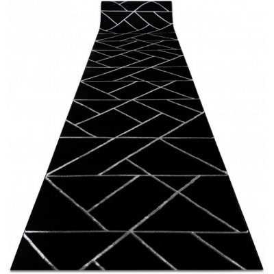 Makro Abra EMERALD 7543 černý stříbrný metráž 70 cm – Zboží Mobilmania