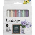 Folia Křídy v tužce na různé povrchy pastelové 6ks f370619 – Zboží Mobilmania