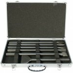 Makita sada sekáčů SDS-Max v Al kufru: 2x špičák 400mm, 2x sekáč plochý 25x400mm, 1x sekáč plochý 50x400mm, – Hledejceny.cz