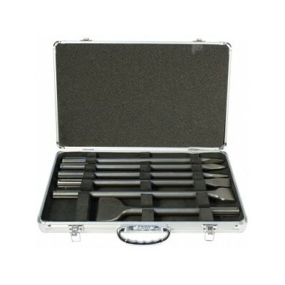 Makita sada sekáčů SDS-Max v Al kufru: 2x špičák 400mm, 2x sekáč plochý 25x400mm, 1x sekáč plochý 50x400mm, – Hledejceny.cz