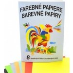 Pestrobarevné papíry A4 8 listů Notes – Zboží Dáma