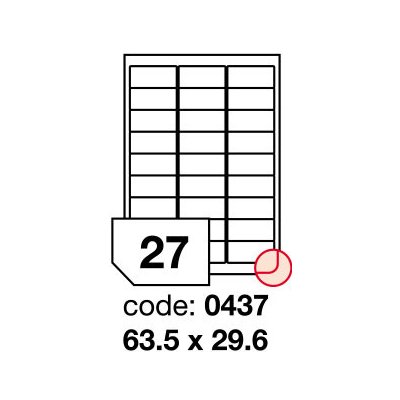 Rayfilm R0103.0437D neprůhledné krycí etikety 63,5x29,6mm 300 listů – Zbozi.Blesk.cz