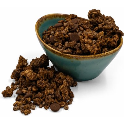 Protein & Co. Granola high protein – tmavá čokoláda 400 g – Zboží Dáma