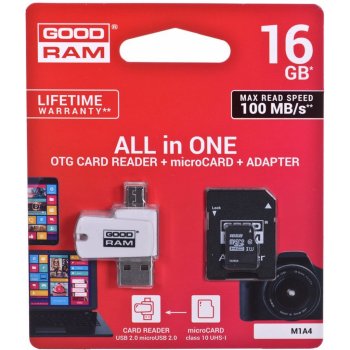 Goodram microSDHC 16 GB UHS-I U1 M1A4-0160R11