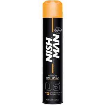 Nishman 04 Extra Strong Hold Hair Spray extra silný lak na vlasy 400 ml