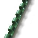 OFFICEO Velkoobchodplus plastový hřbet 14mm 100ks Barva: Zelená – Zboží Živě