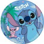 Procos Talířky papírové Stitch a Angel 23 cm – Zboží Dáma