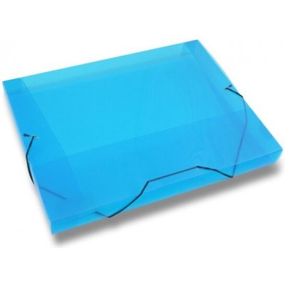 Karton P+P Box na dokumenty Transparent, A4, 30 mm Barva: modré – Zboží Mobilmania