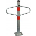 Parkovací zábrana - zahrazovací sloupek, motýlek, sklopný, pozink – Sleviste.cz