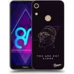 Pouzdro Picasee silikonové Honor 8A - You are not alone čiré – Zboží Mobilmania