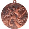 Sportovní medaile Designová kovová medaile Fotbal Bronz 5 cm