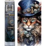 Norimpex Diamantový obrázek malování 30 x 40 cm Steampunková kočka – Hledejceny.cz