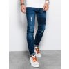 Pánské džíny Ombre Clothing pánské džíny Skinny Fit Nisire modrá P1063