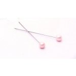 Špendlík se světle růžovou perličkou 40mm – Hledejceny.cz