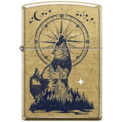 Zippo benzínový Howling Wolf – Zboží Mobilmania