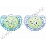 Nuk Freestyle Night silikon + box růžová 2 ks – Zboží Dáma