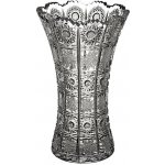 Bohemia Crystal Broušená váza X 80029/230mm. Klasický brus 500 PK. – Hledejceny.cz