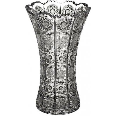 Bohemia Crystal Broušená váza X 80029/230mm. Klasický brus 500 PK. – Hledejceny.cz