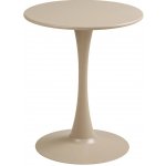 Nordic Living kovový zahradní bistro stolek Leira 60 cm Béžový – Hledejceny.cz