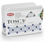 STEFANPLAST Plastový stojánek na ubrousky Tosca bílý/modrý – Zboží Živě