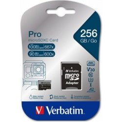 Verbatim MicroSD 256GB 47045