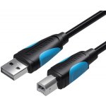 Vention VAS-A16-B300 USB-A na USB-B Print, 3m, černý – Zboží Mobilmania