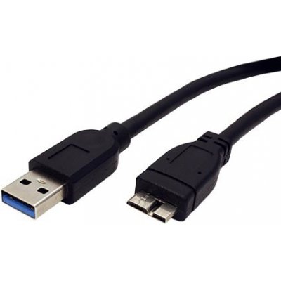 Roline 11.02.8873 USB 5Gbps, USB3.0 A(M) - microUSB3.0 B(M), 0,8m, černý – Zboží Mobilmania