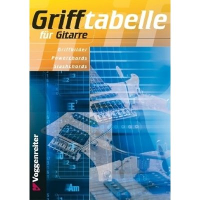 Grifftabelle für Gitarre