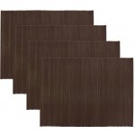 House Doctor Bambusové prostírání Bamb Brown set 4 ks hnědá barva – Zboží Mobilmania