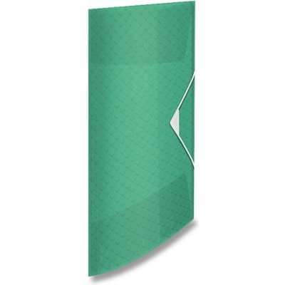 ESSELTE Spisové desky Colour'Ice ledově zelená A4 s gumou – Zboží Mobilmania