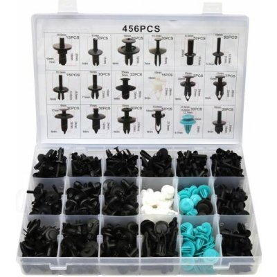 Klipy a spony na čalounění 456 ks, Geko G02928 – Sleviste.cz