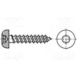 BOSSARD 3366850 Vrut; do dřeva; 5x35; Hlava: válcová; Torx®; TX20; kalená ocel – Hledejceny.cz