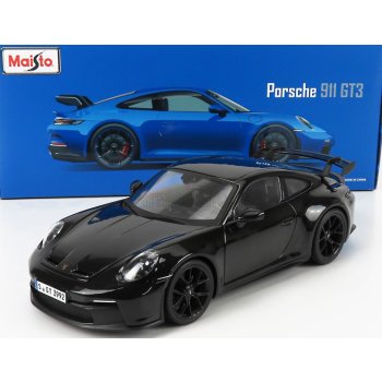 Maisto Porsche 911 GT3 2022 černá metalíza 1:18